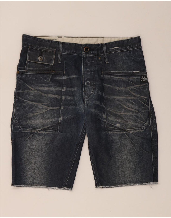 Shorts jeans masculino G-Star W31 algodão azul marinho médio