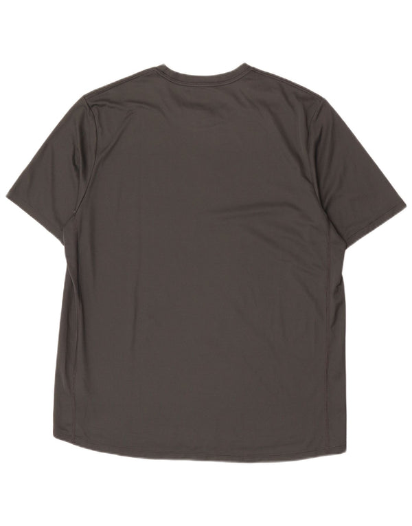 Camiseta Nike Masculina Dri Fit Graphic Top Grande Cinza Poliéster