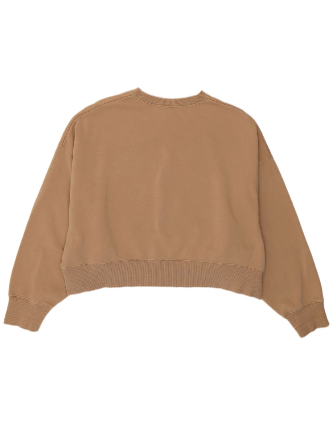 Nike feminino oversized moletom jumper reino unido 14 médio marrom algodão