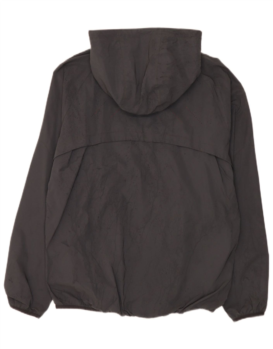 Jaqueta de chuva masculina Ellesse com capuz UK 38 poliamida cinza médio