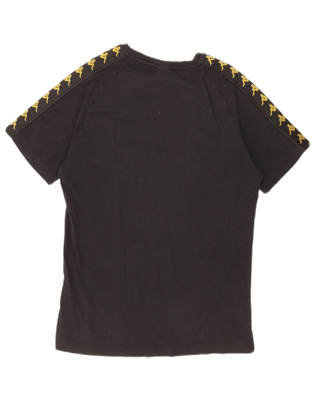 Camiseta gráfica masculina Kappa Top médio preto