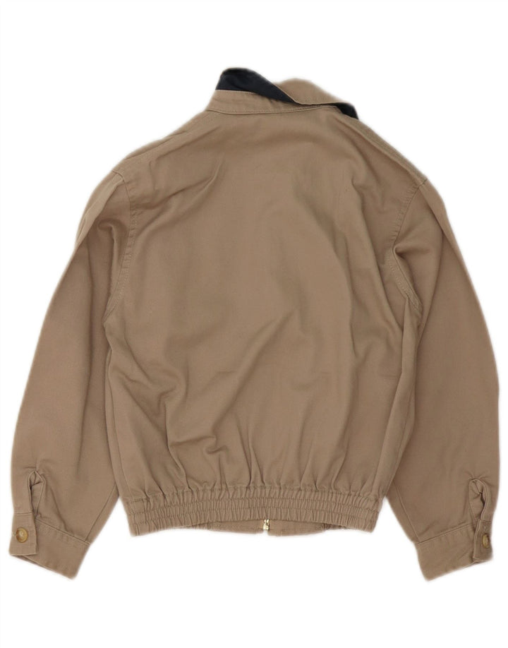 Jaqueta bomber masculina Polo Ralph Lauren 8-9 anos algodão bege