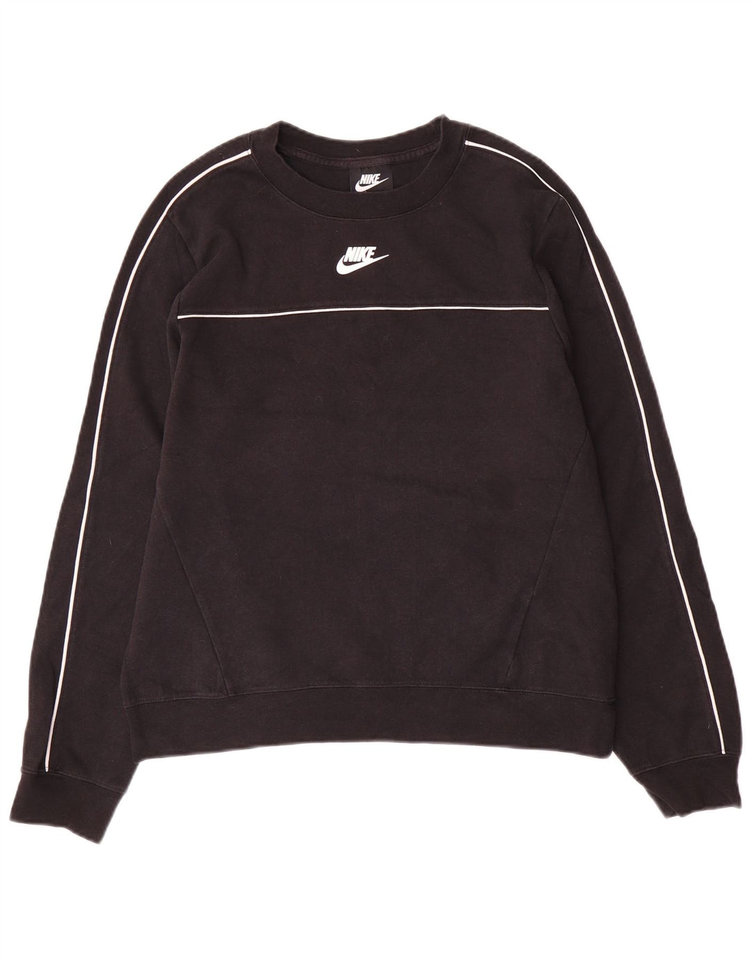 Moletom feminino Nike Jumper UK 14 médio preto algodão