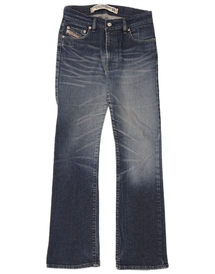 Diesel feminino bootcut jeans W27 L30 azul algodão
