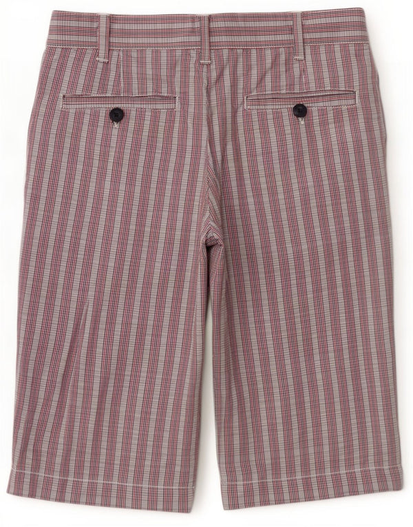 Scotch & Soda Mens Chino Shorts W30 Médio Multicolorido Xadrez Algodão