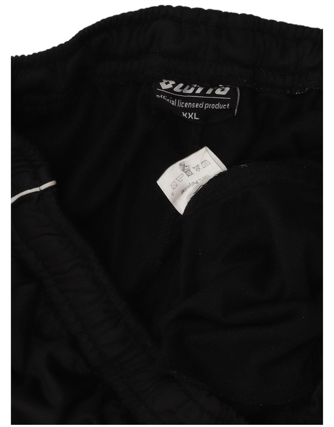 Calça de treino masculina Lotto Joggers 2XL poliéster preto