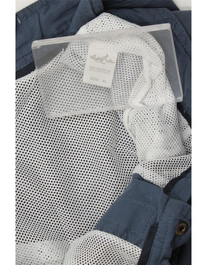 Shorts esportivos gráficos masculinos AUSTRALIAN L'ALPINA XL azul marinho poliéster