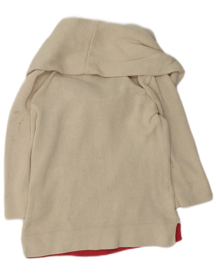 Suéter feminino Joules com gola xale UK 8 pequeno off white