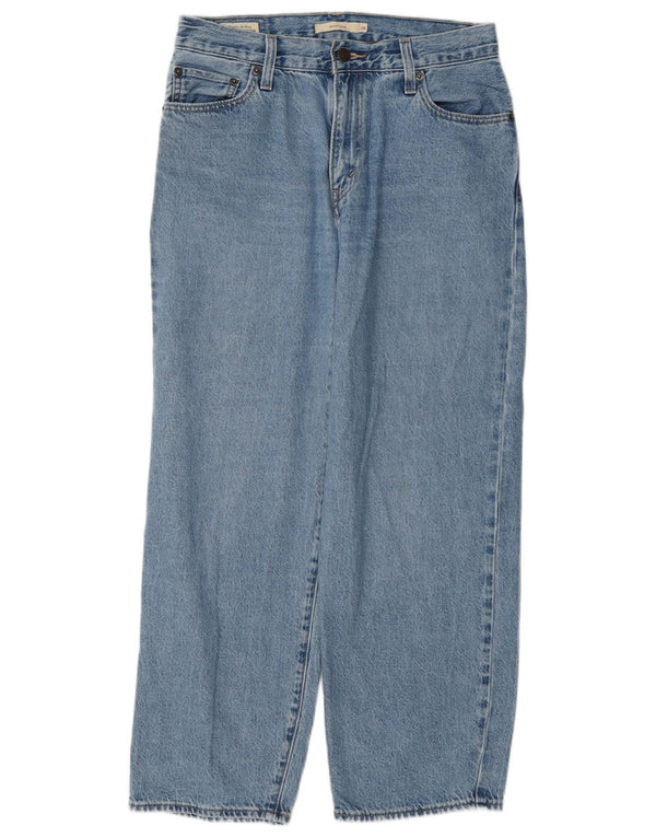 Jeans feminino Levi's Baggy Dad Loose W26 L28 algodão azul