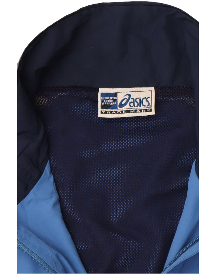 Asics Mens Treino Top Jacket 2XL Azul Colourblock Poliéster