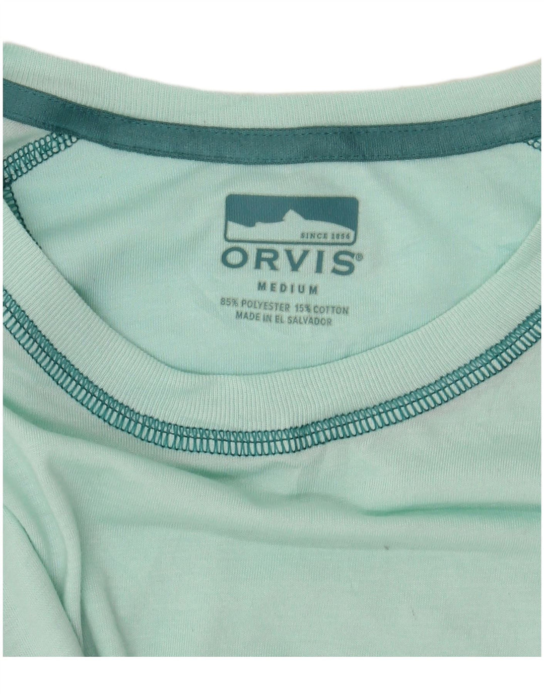 Orvis Mens Top Manga Longa Poliéster Verde Médio