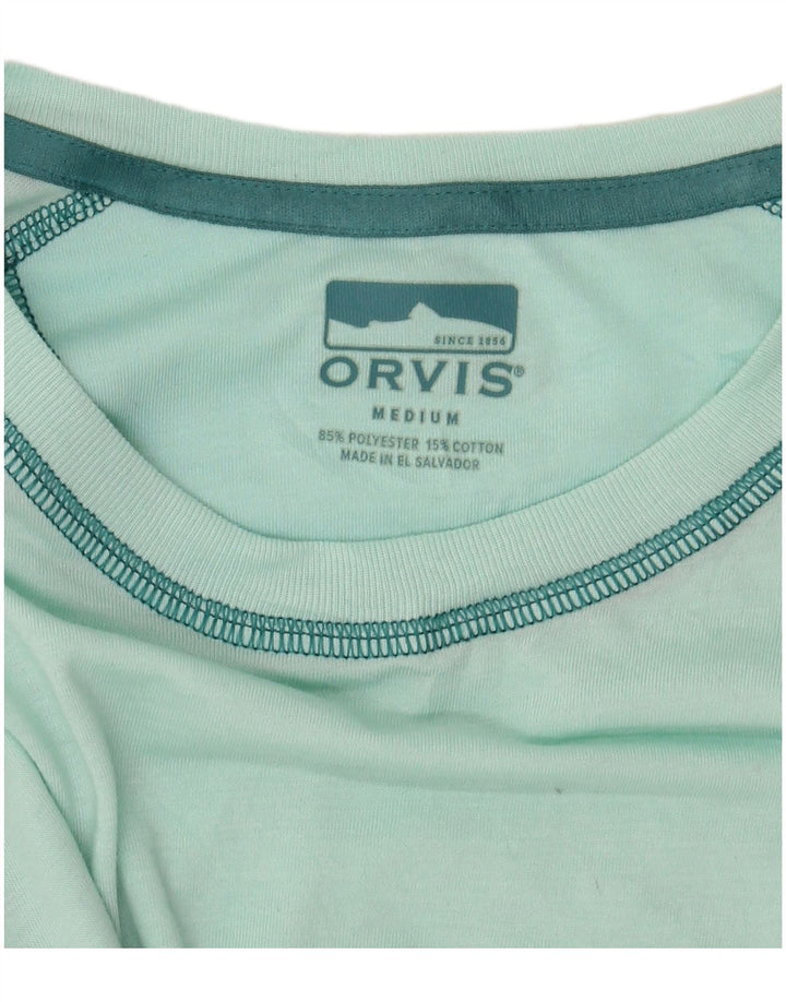 Orvis Mens Top Manga Longa Poliéster Verde Médio