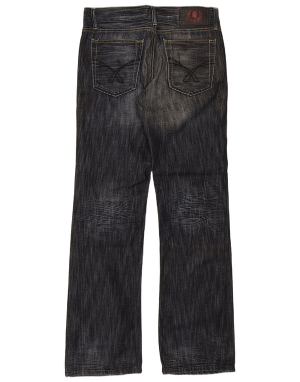 Calça jeans masculina Smog Bootcut W32 L34 azul marinho
