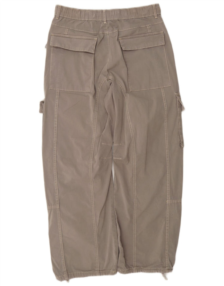 Calça cargo reta feminina Zara EU 38 pequena W28 L28 cinza