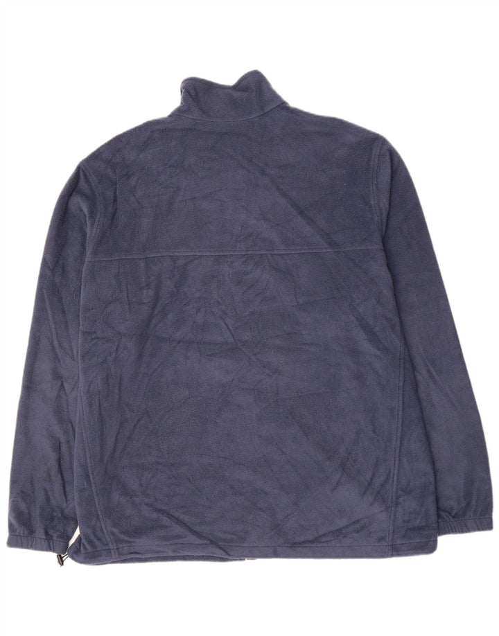 Jaqueta de lã masculina Columbia UK 44 2XL poliéster azul marinho