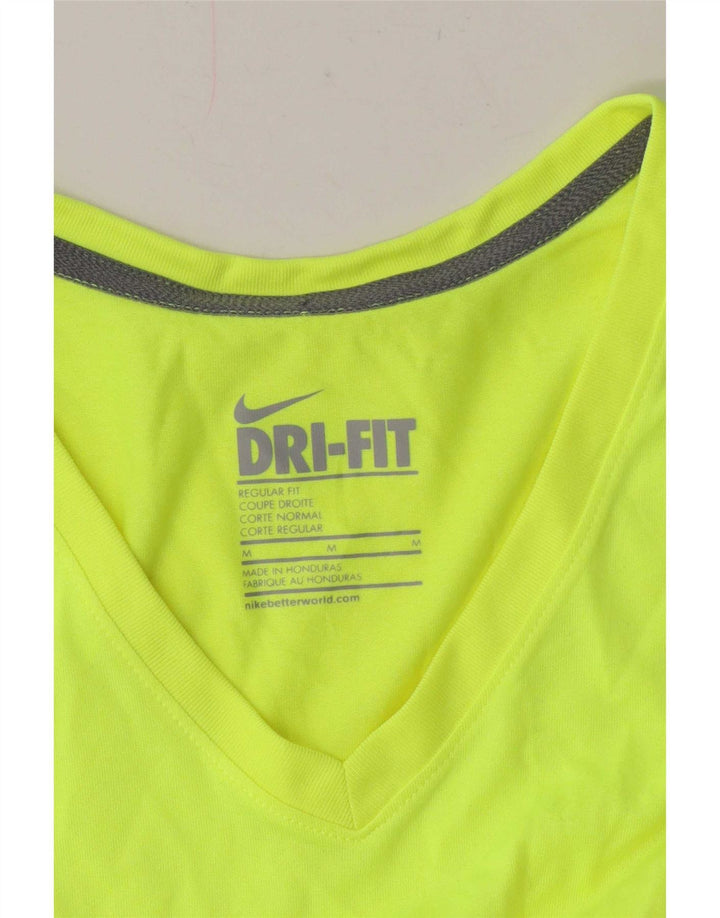 Camiseta Nike Feminina Dri Fit Regular Top UK 12 Verde Médio