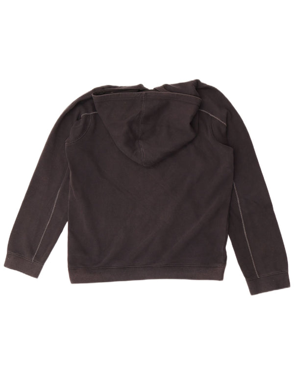 Jumper com capuz gráfico Nike Boys 13-14 anos XL preto algodão