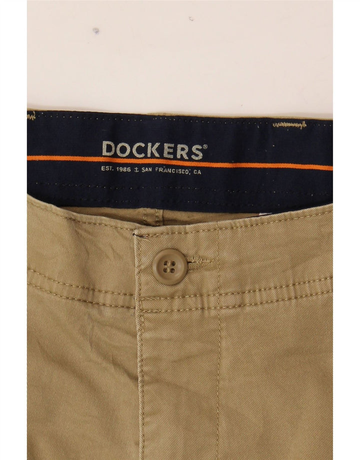 DOCKERS Mens Chino Shorts W38 XL Brown Cotton Vintage Dockers and Second-Hand Dockers from Messina Hembry 