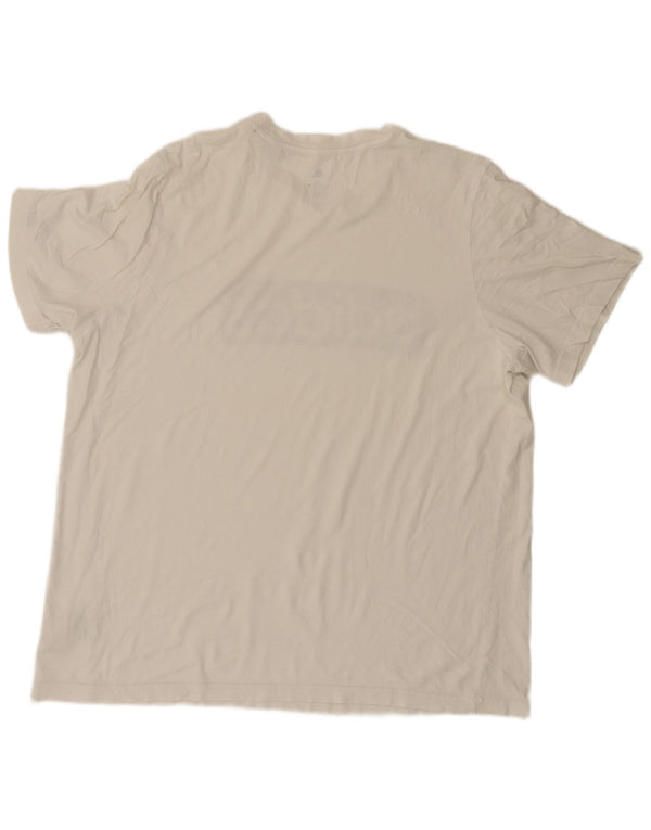Camiseta Adidas Masculina Graphic Top XL Algodão Branco