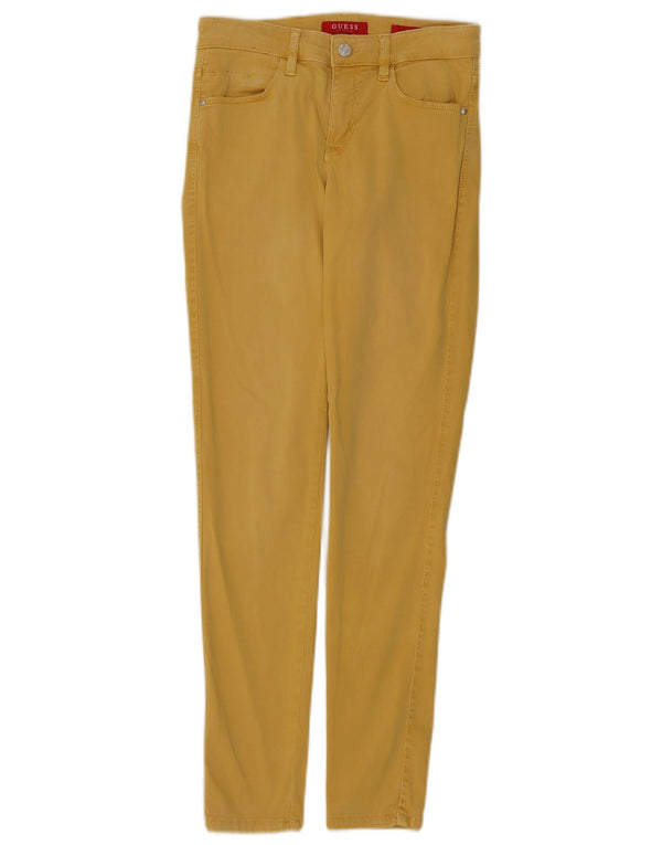 Guess Jeans Skinny Feminino W26 L30 Algodão Amarelo