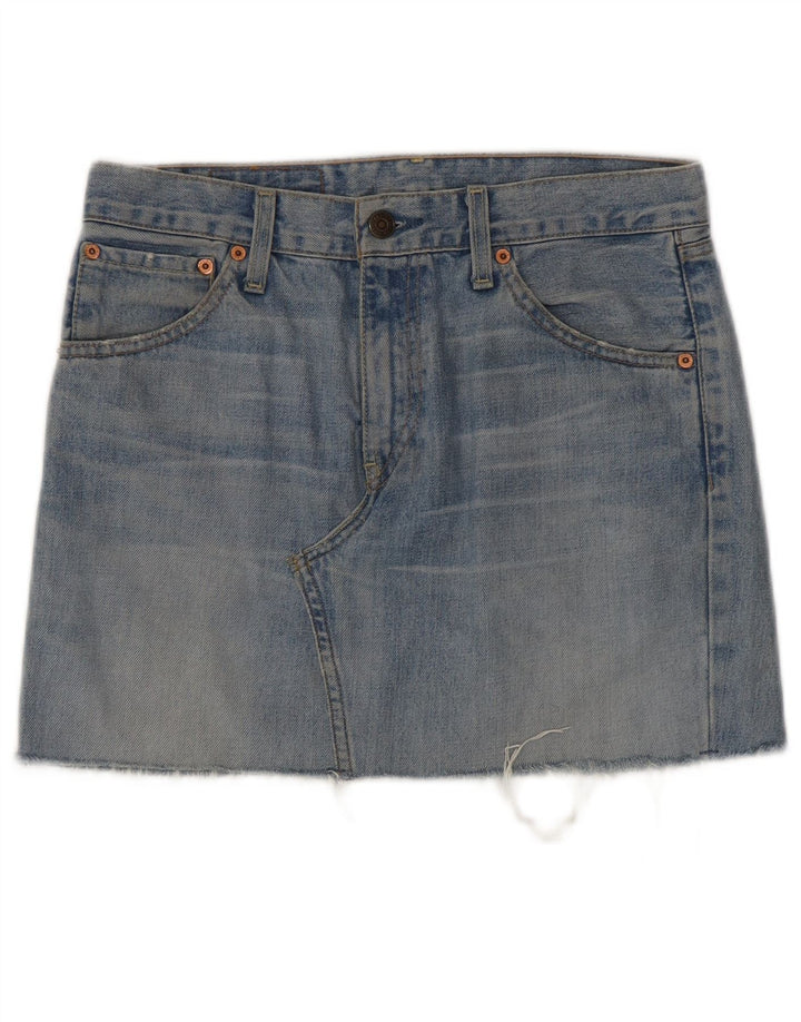 Saia jeans feminina 525 da Levi's W31 azul médio