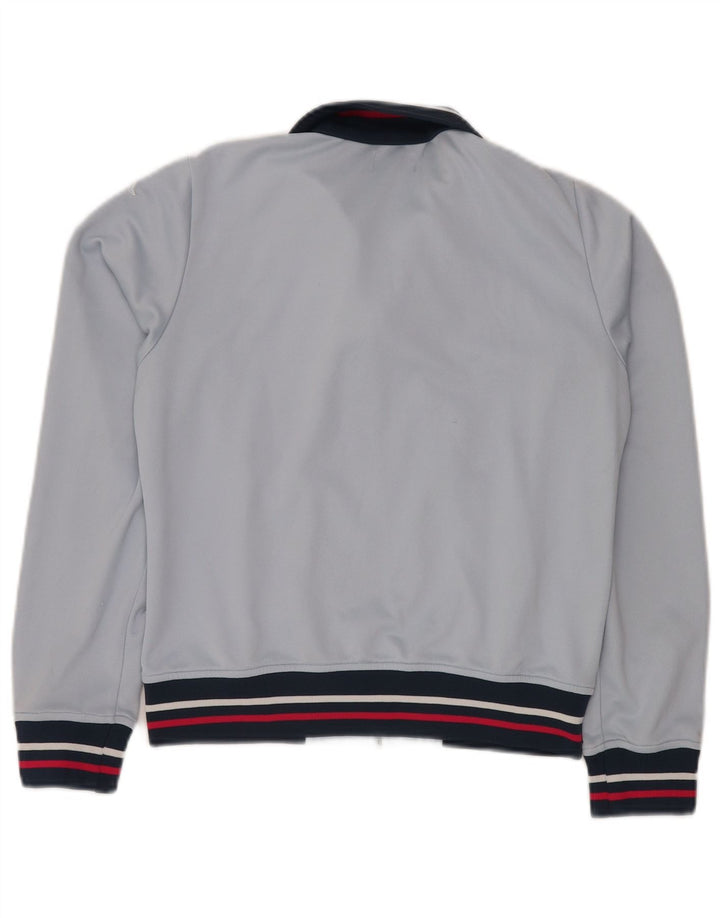 Jaqueta feminina KAPPA UK 14 grande bloco colorido azul poliéster