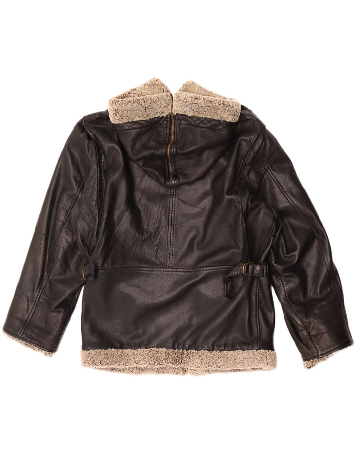 Jaqueta feminina Henry Cottons com capuz grande IT 42 médio preto