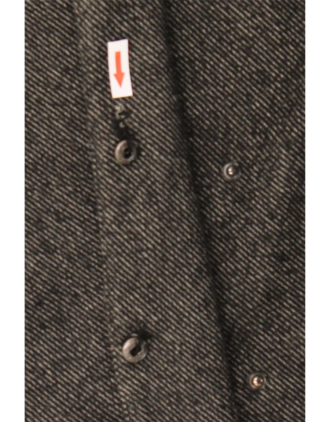 Sobretudo feminino Marks & Spencer UK 14 poliéster listrado cinza médio