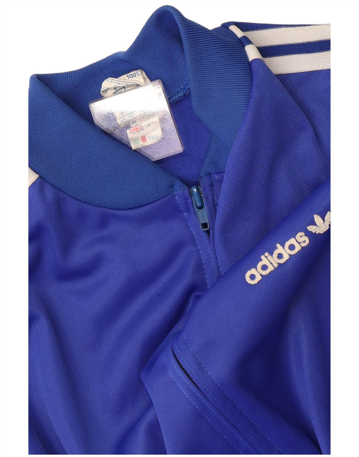 Adidas Mens Treino Top Jaqueta Grande Azul Poliéster