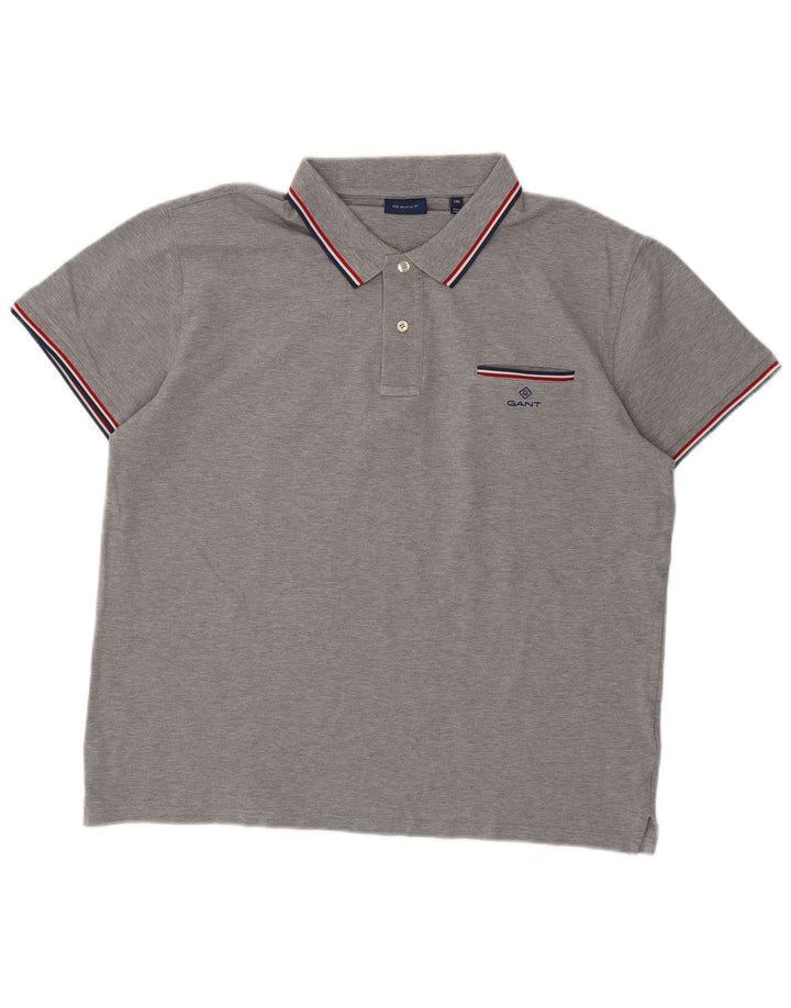 Camisa polo masculina Gant 2XL algodão cinza