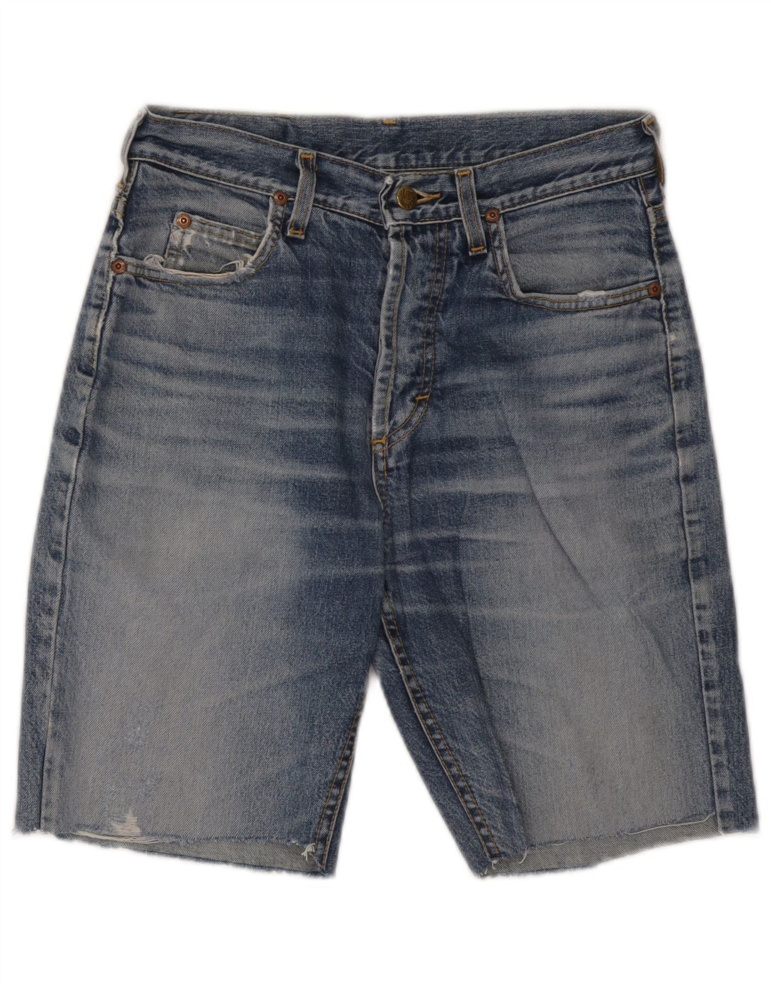 Shorts jeans Lee masculino Chicago Distressed W30 algodão azul médio