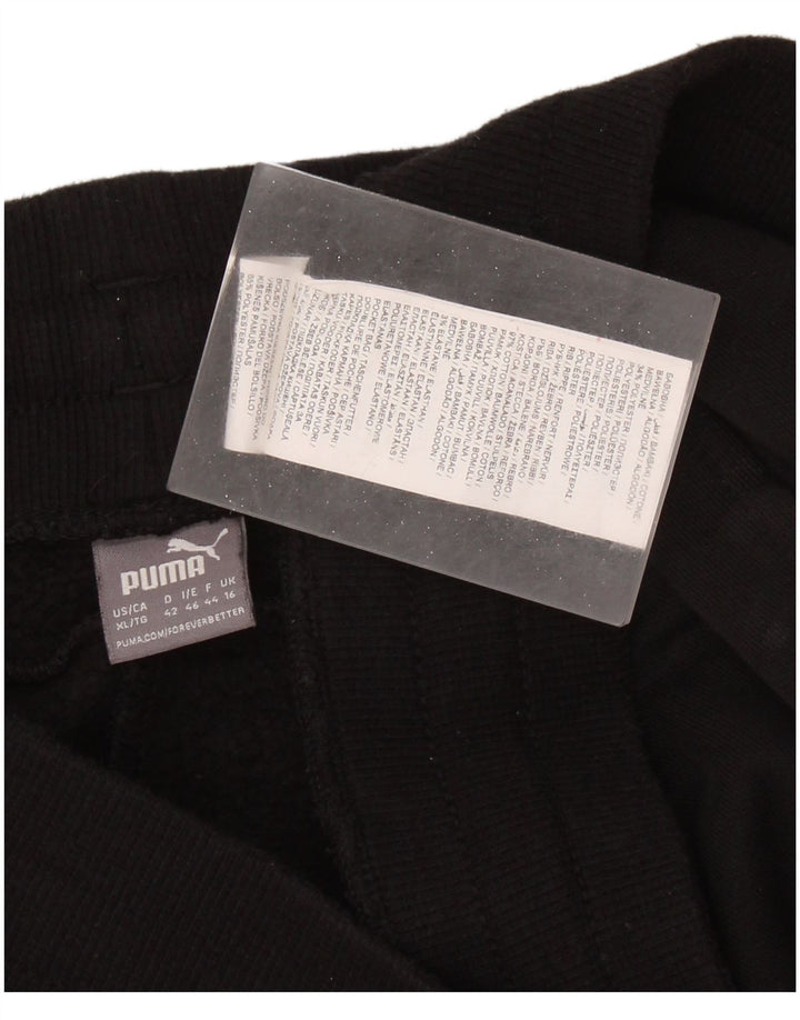 Calça de treino feminina PUMA Joggers UK 16 grande algodão preto