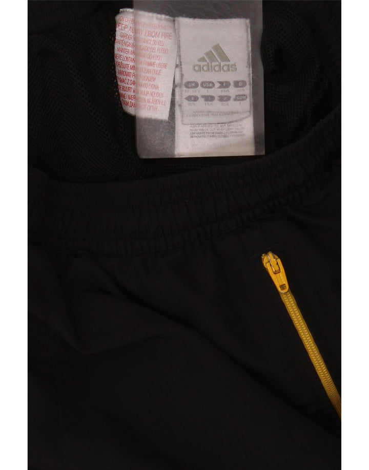 Adidas meninos calças de treino joggers 13-14 anos preto poliéster