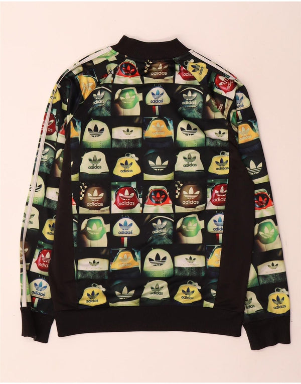 Adidas Mens Graphic Tracksuit Top Jaqueta Grande Poliéster Multicolorido