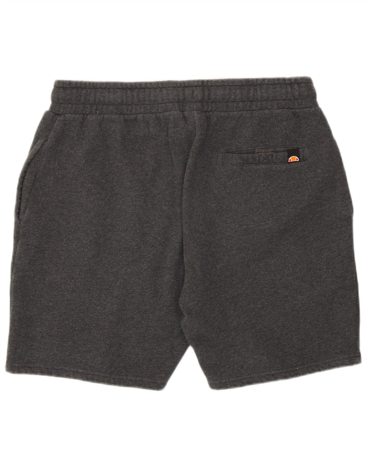 Shorts masculinos Ellesse Graphic Sport cinza médio algodão