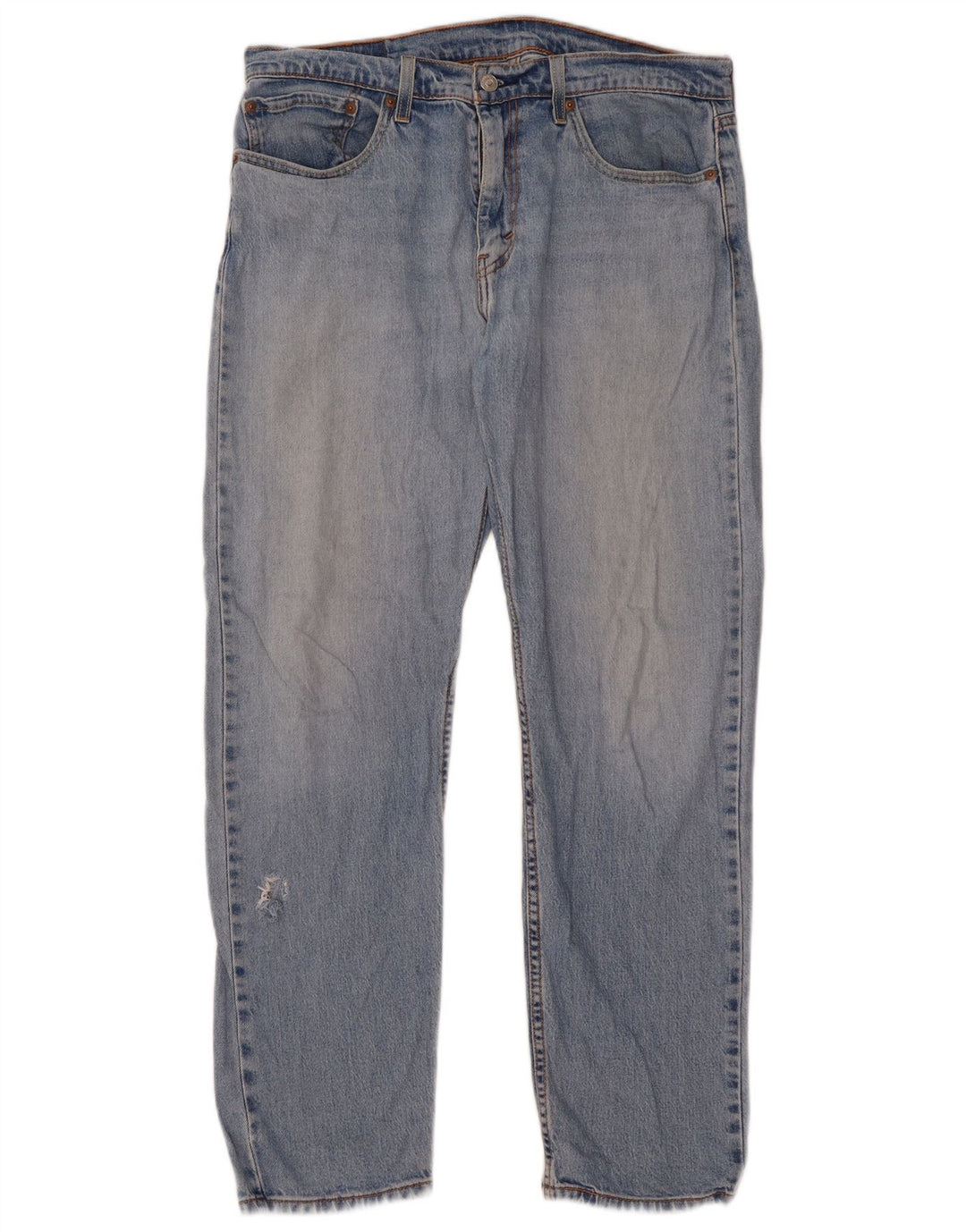 Levi's Masculino 502 Straight Jeans W33 L32 Azul Algodão
