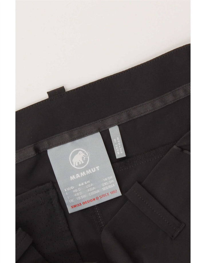 Shorts cargo feminino Mammut UK 18 XL W36 cinza