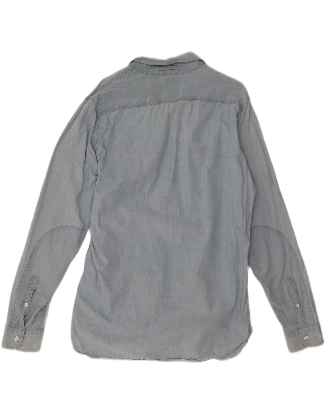 Camisa jeans masculina Levi's grande algodão azul