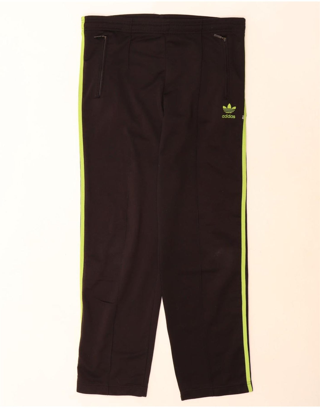 Calças de treino Adidas meninos 13-14 anos preto poliéster