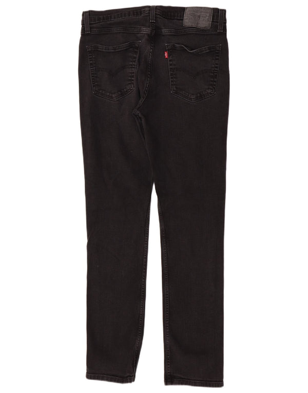Levi's Masculino 511 Slim Jeans W36 L34 Algodão Preto