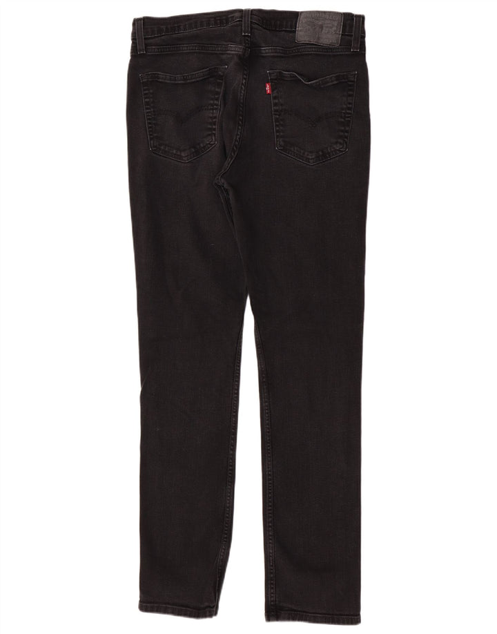 Levi's Masculino 511 Slim Jeans W36 L34 Algodão Preto
