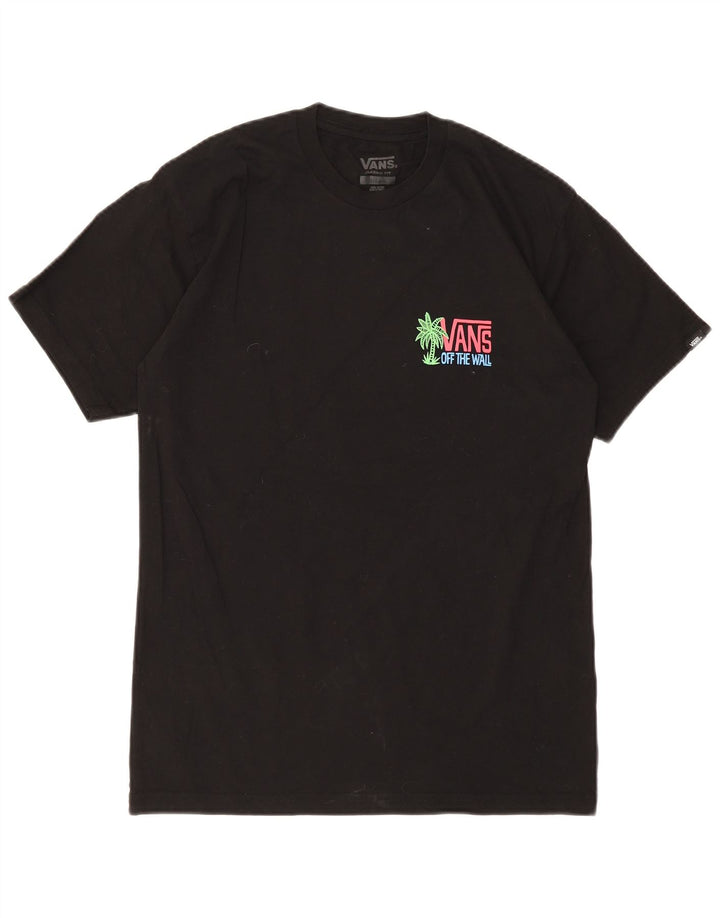 Camiseta Vans Masculina Classic Fit Graphic Top Médio Algodão Preto