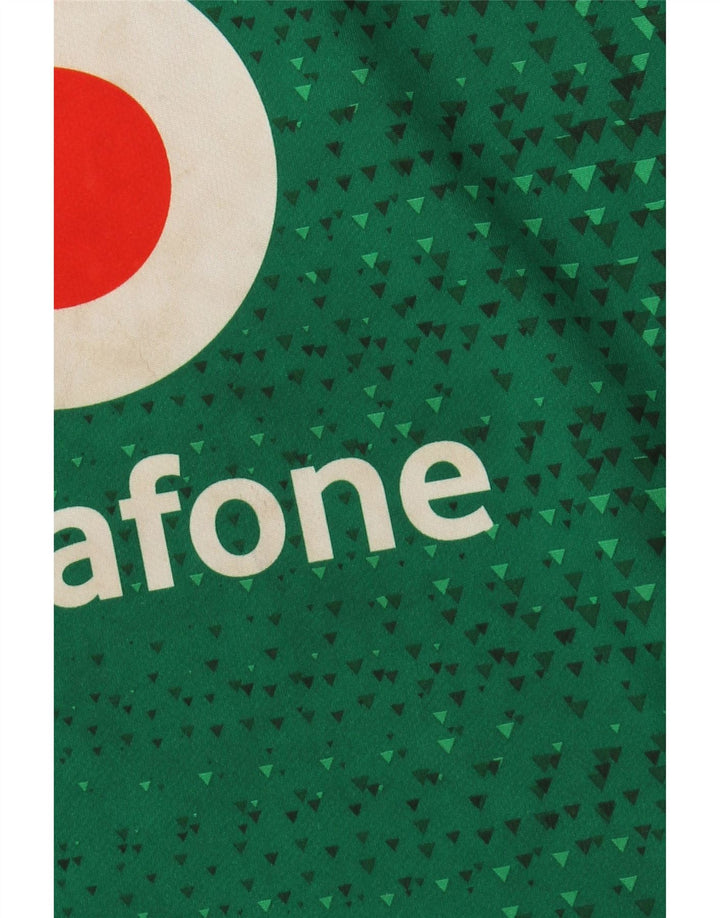 CANTERBURY Boys IRFU Graphic Camiseta Top 11-12 Anos Verde Geométrico