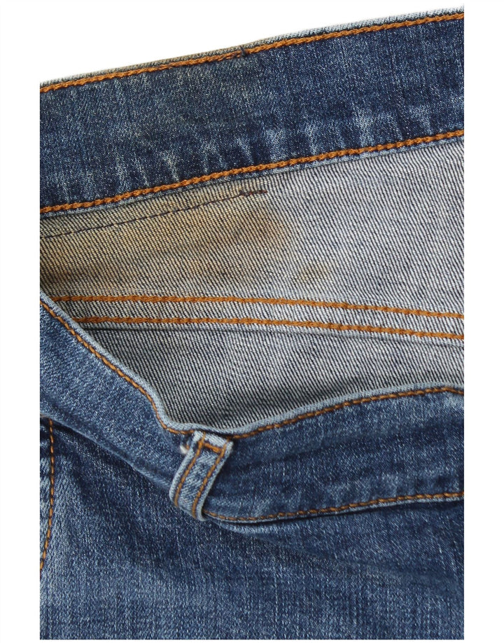 Shorts jeans masculino Roy Rogers W34 grande algodão azul