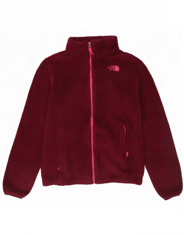 Colete de lã The North Face para meninas 14-15 anos grande poliéster Borgonha