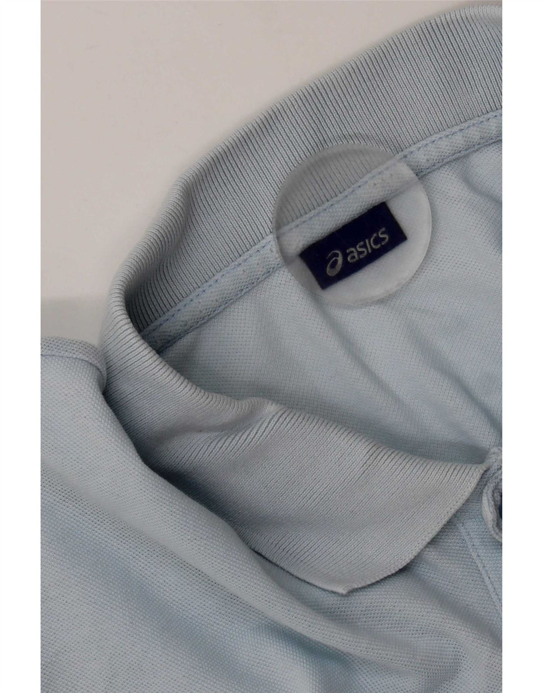 Camisa polo masculina Asics azul médio