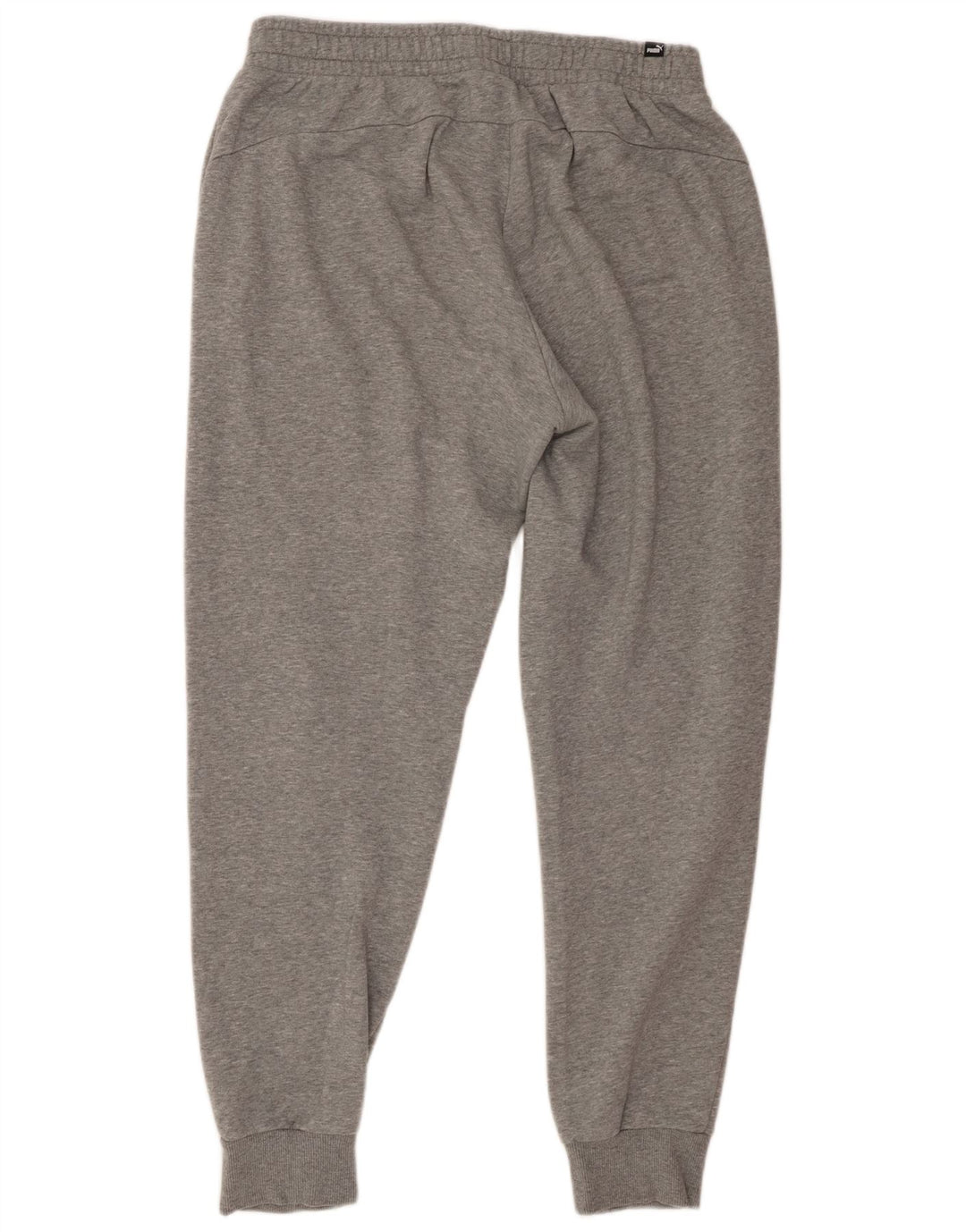 Calça de treino masculina PUMA joggers grande algodão cinza