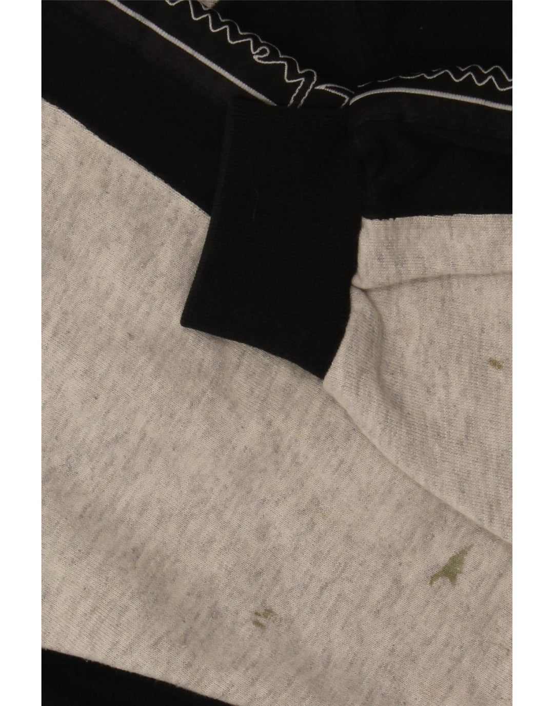 Suéter gráfico Champion Boys 9-10 anos médio preto colorblock