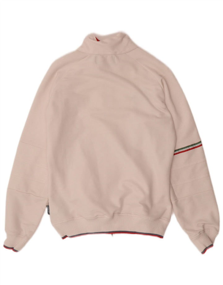 Jaqueta feminina KAPPA UK 14 grande algodão branco