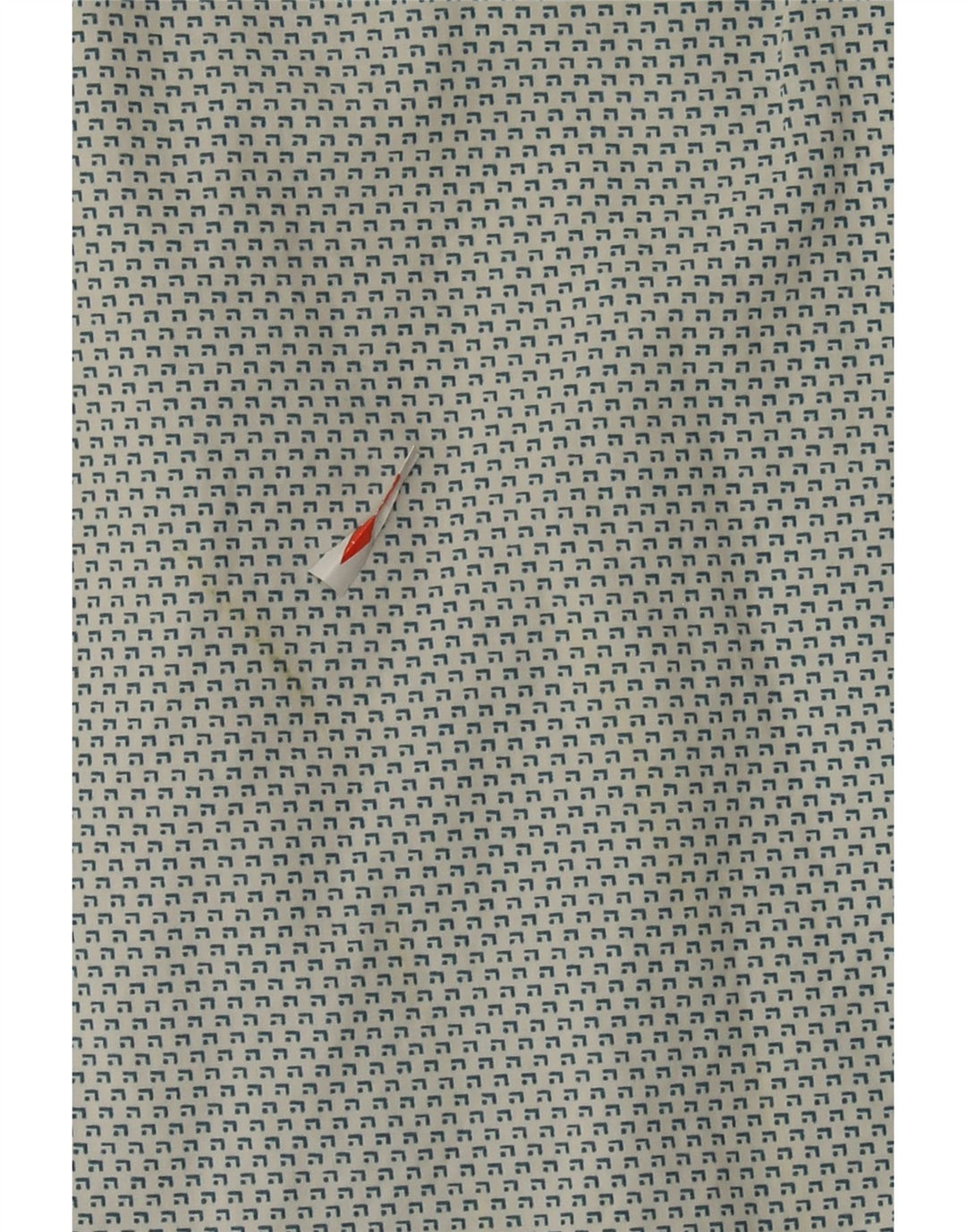 Camisa masculina de manga curta Gap grande algodão manchado branco